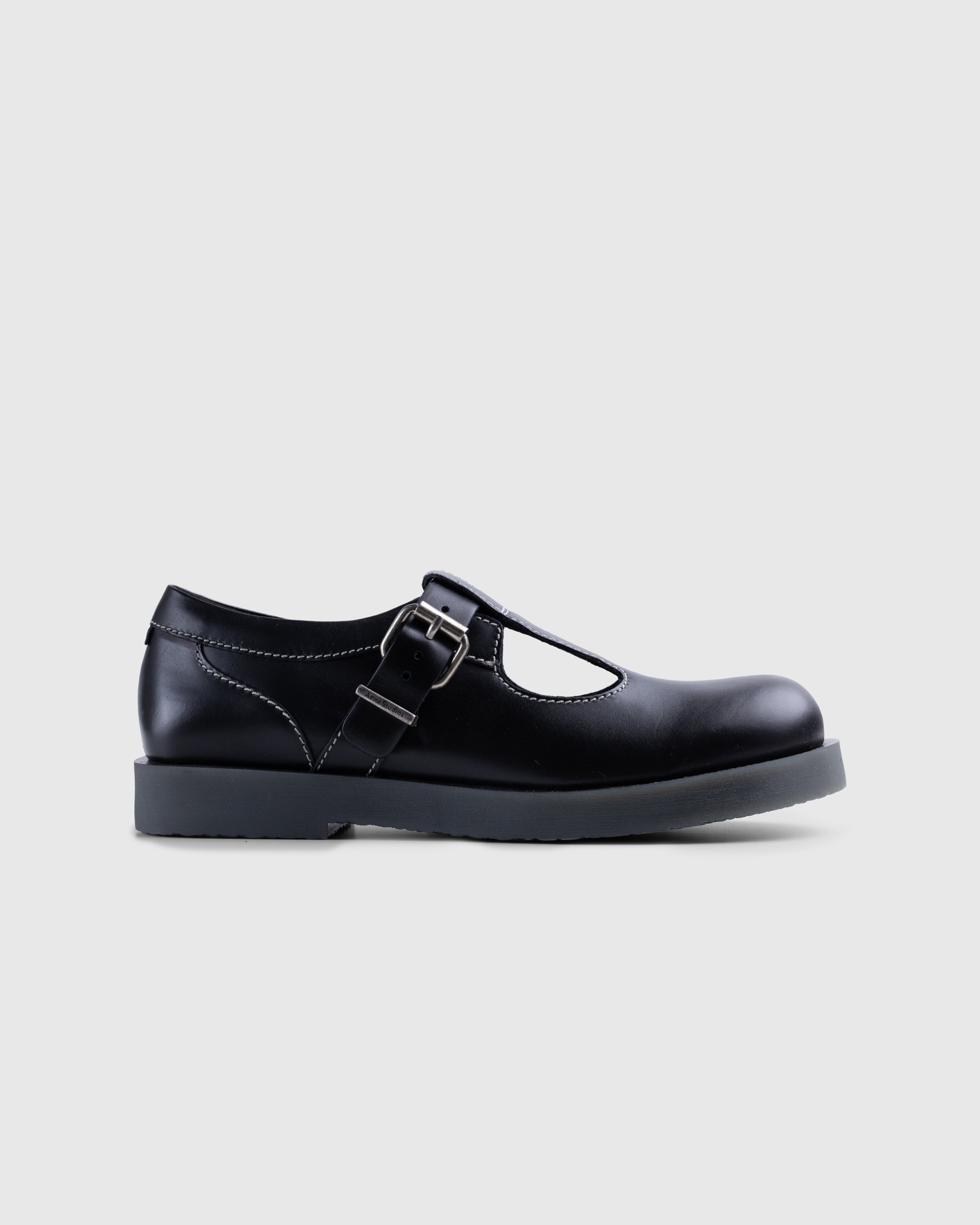 Acne Studios – Berylab Leather Buckle Shoes Black | Highsnobiety Shop